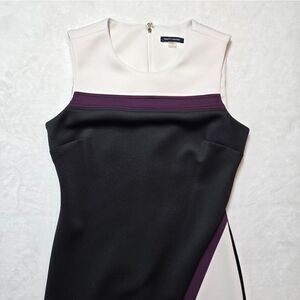 🔥 Tommy Hilfiger Black and Purple Dress